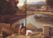Nicolas Poussin Landscape with Saint Matthew and the Angel (mk10) France oil painting artist